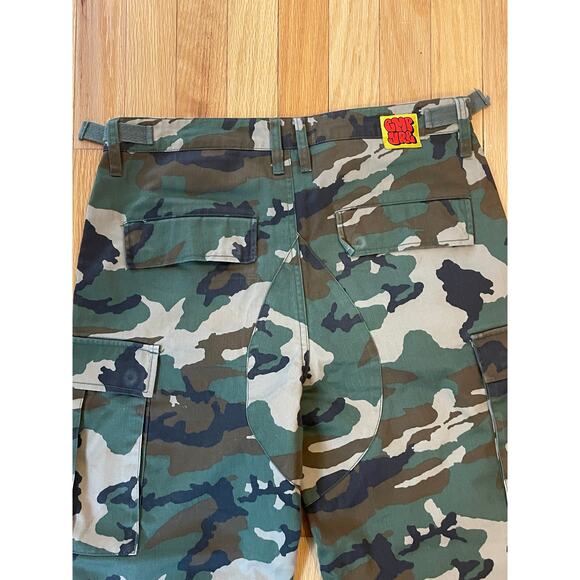 Empyre Relax Camouflage Cargo Military Pants Baggy Skater 90s Y2K Size 28 Loose - Picture 2 of 5